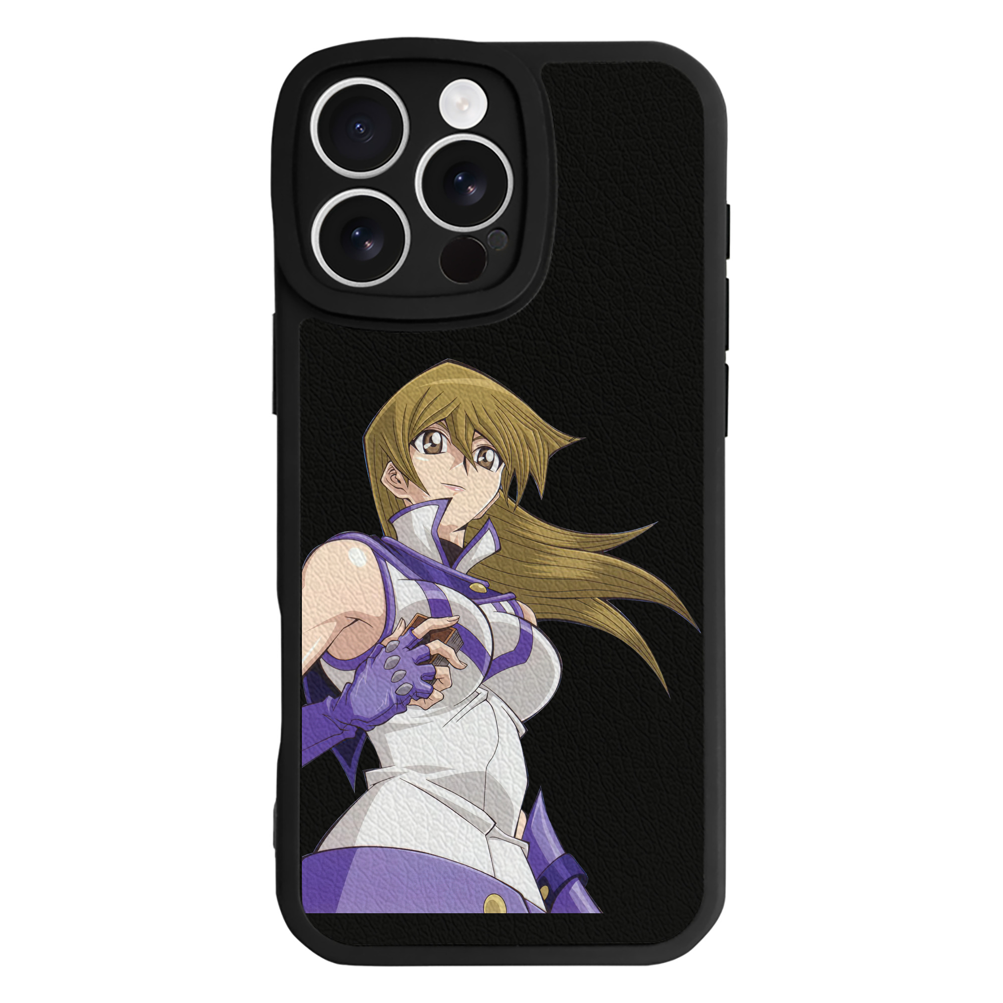 （画像用） 遊☆戯☆王 Yu-Gi-Oh! 【iPhone 16シリーズ対応】シリコンスマホケース（レザー調） 材質：シリコン